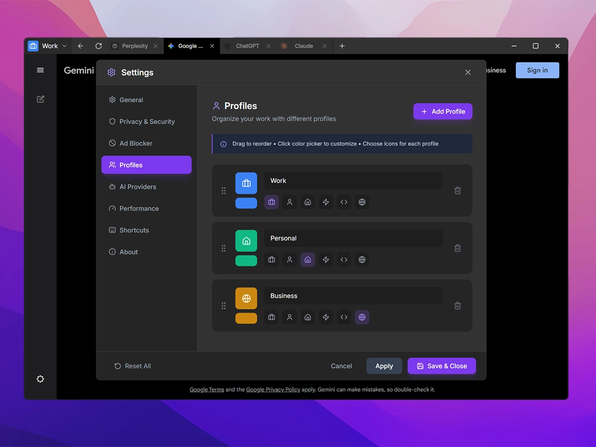 Multi-Profile System